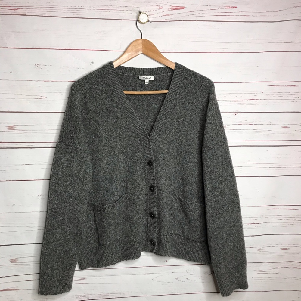 Madewell wool blend cardigan sweater